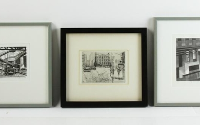 Two Wood Engravings and an Original Print