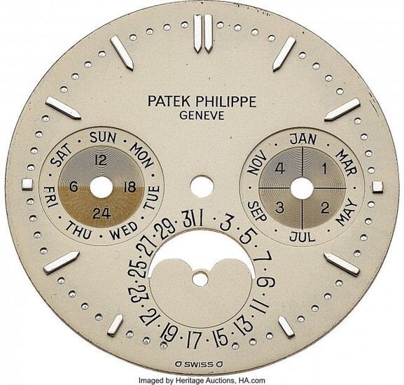 54006: Patek Philippe, Rare Sigma Dial For Ref. 3974 Mi