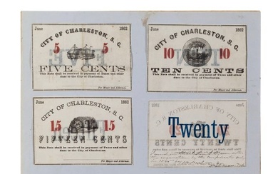 54th Mass, Captured Confederate Currency