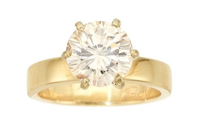 55006: Colored Diamond, Gold Ring Stones: Round brilli