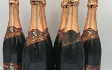 6 Bouteilles Champagne PRÉVOTEAU-PERRIER Brut Rosé, NM