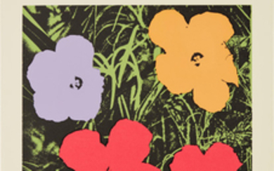 After Andy Warhol, Flowers, from Master American Contemporaries II