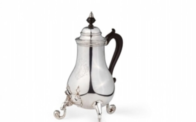 An Amsterdam silver coffee pot