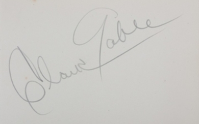 Autograph Album.- Incl. Clark Gable Autograph album with...