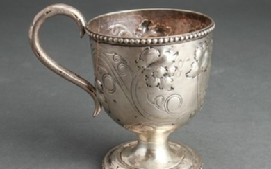 Bailey & Co. Philadelphia Silver Repousse Cup