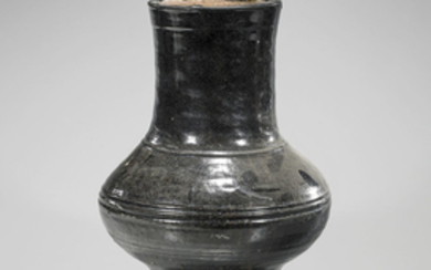 Chinese Han Dynasty Glazed Pottery Jar