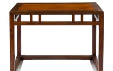 * A Chinese Mixed Hardwood Side Table, Zhuo