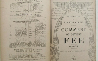 COMMENT ON DEVIENT FEE EROTIQUE 1893 ANTIQUE EROTICA by