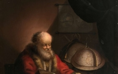 Ecole allemande du XVIIIe siècle Dans le goût du XVIIe siècle L'Astronome