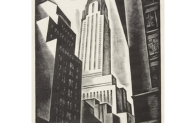 HOWARD NORTON COOK (american 1901-1980) "CHRYSLER BUILDING" 1930. Edition...