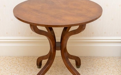 Mahogany Circular Lamp Table