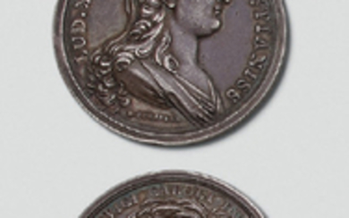 Médaille en argent: Naissance de Louis Charles, le…