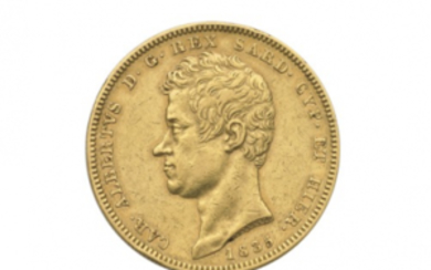SAVOIA Carlo Alberto (1831-1849) 100 lire 1835 Torino. Pag....