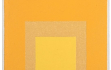 STUDY TO HOMAGE TO THE SQUARE: SIXTEEN, Josef Albers