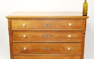 Swedish pine 4 drawer chest