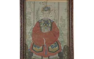 A pair of Chinese "Ancestor Portraits"