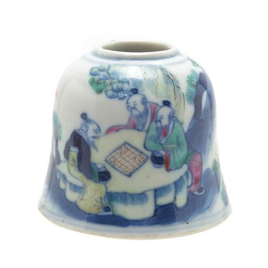 Small Chinese Doucai Porcelain Water Pot