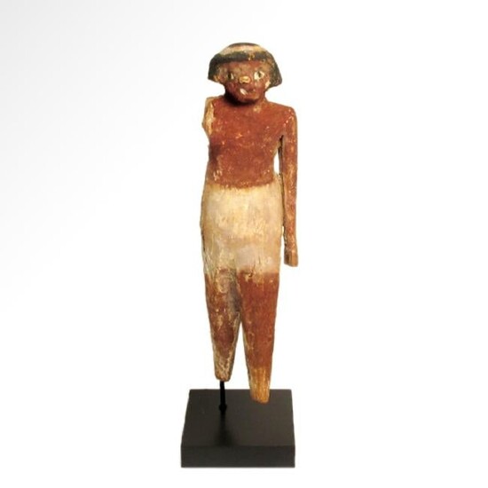 Egyptian Wooden Figure, Middle Kingdom, c. 2130-1800