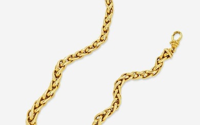 A 14K Yellow Gold Necklace