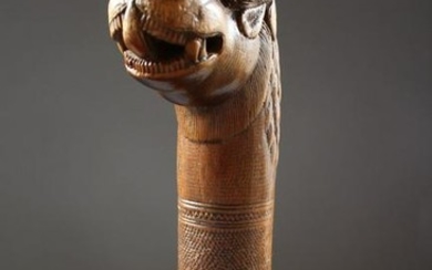 A 19TH CENTURY INDIAN CARVED SANDAL WOOD MAYSORE