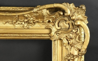 A 19th Century French Gilt Composition Frame. 21.5" x