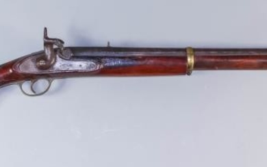 A 19th Century Indian Percussion Two Band Enfield Musket,...
