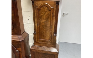 A 19th century long case clock maker James Dumville st Ives,...