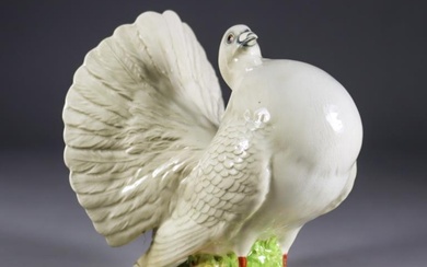A Beswick Pottery Fantail Pigeon, Model No. 1614, 6ins...