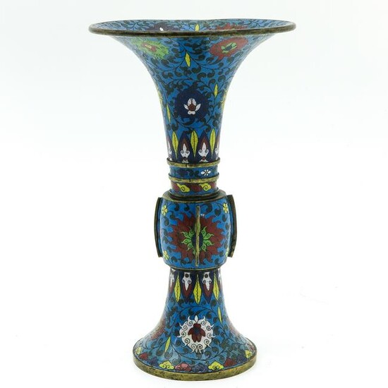A Cloisonne Altar Vase