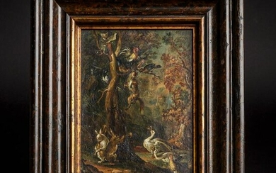 A Dutch painting "Animals Executing the Fox", 1st half