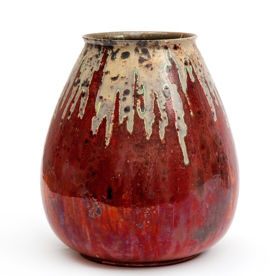 A Dutch pottery Reflet Metalique vase