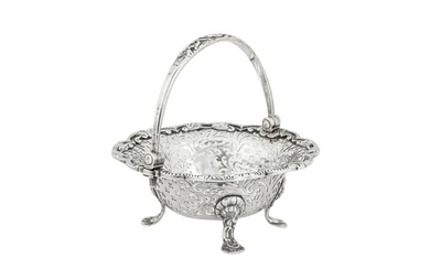 A George II sterling silver sweetmeat basket, London 1754 by George Hunter (reg. 7th June 1748)