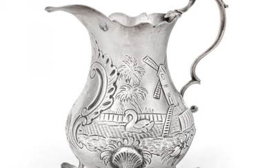 A George III Silver Cream-Jug, Maker's Mark AS NS, London,...