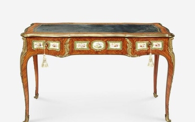 A Louis XV Style Gilt-Bronze and Sèvres Style