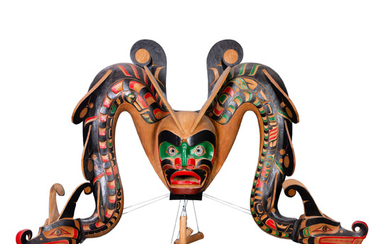 A Monumental Stan Wamiss, Pacific Northwest, dragon ritual mask