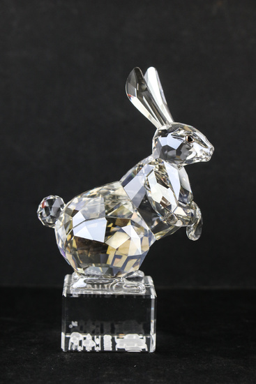 A Swarovski (Austrian) crystal rabbit figure from The Chinese Zodiac...