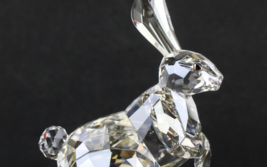 A Swarovski (Austrian) crystal rabbit figure from The Chinese Zodiac...
