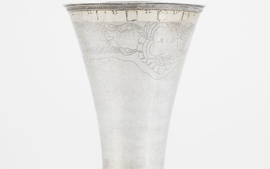 A Swedish Parcel Gilt Silver Beaker, mark of Simson Ryberg, Stockholm 1776