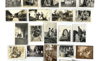 A collection of early 20th century photographs of Shanghai, China, Japan and Burma.
