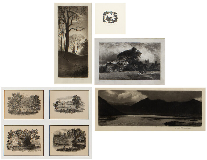 A collection of wood engravings and etchings