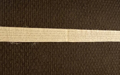 A long birthday letter (130 inches !), March 1857.
