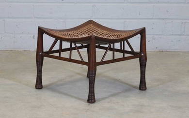 A mahogany Thebes stool