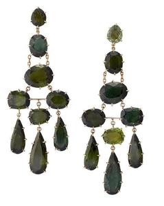 A pair of tourmaline earrings, by H...
