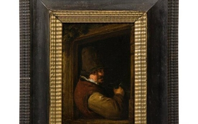 A small Dutch Old Master painting, 17th century
