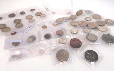 A small group of coinage including Victorian and later half...