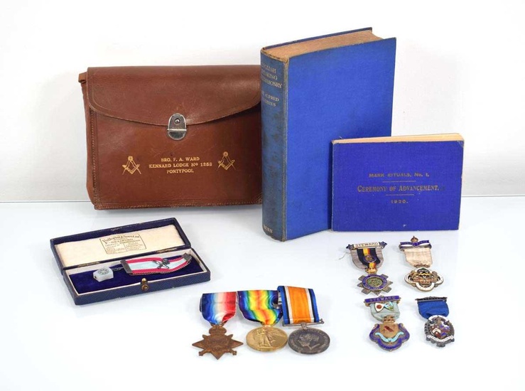 A trio of First World War medals awarded to 2178...
