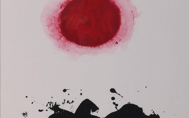ADOLPH GOTTLIEB, AMERICAN, NEW YORK 1903-1974, UNTITLED,1969, Lithograph, Sight: 24 x 18 in. (61 x 45.7 cm.), Frame: 36 1/4 x 29 1/4 in. (92.1 x 74.3 cm.)