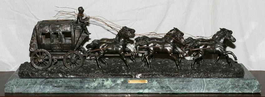 AFTER CHARLES MARION RUSSELL BRONZE