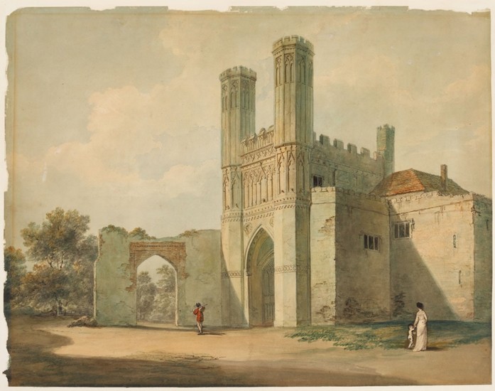 ATTRIBUTED TO PAUL SANDBY, R.A. | St. Augustine's Gate, Canterbury