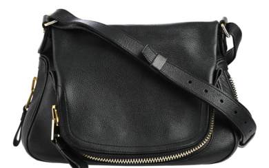Accessories Handbags BAG, TOM FORD, Jennifer, black leather. gold-tone hardwar...